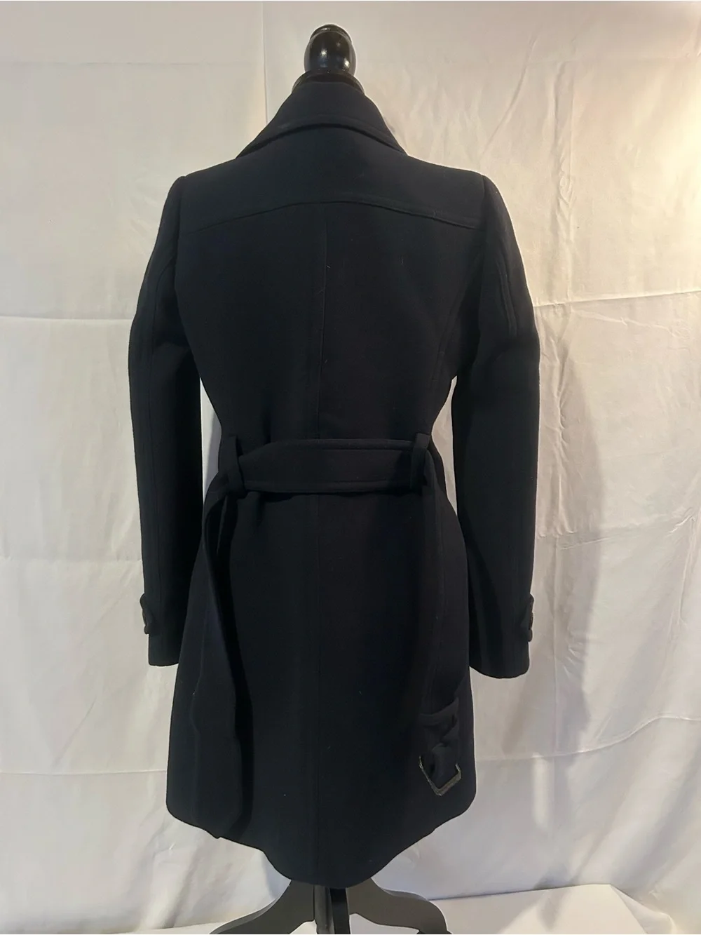 J. Crew Navy Wool Pea Coat - Picture 2 of 3